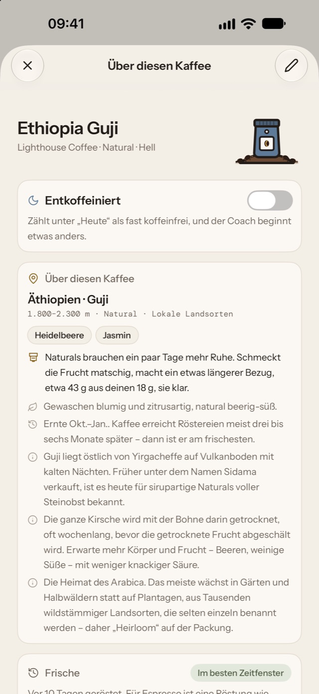Tipp den Namen auf der Packung ein oder scann das Etikett.